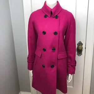Trina Turk Pink Pea Coat